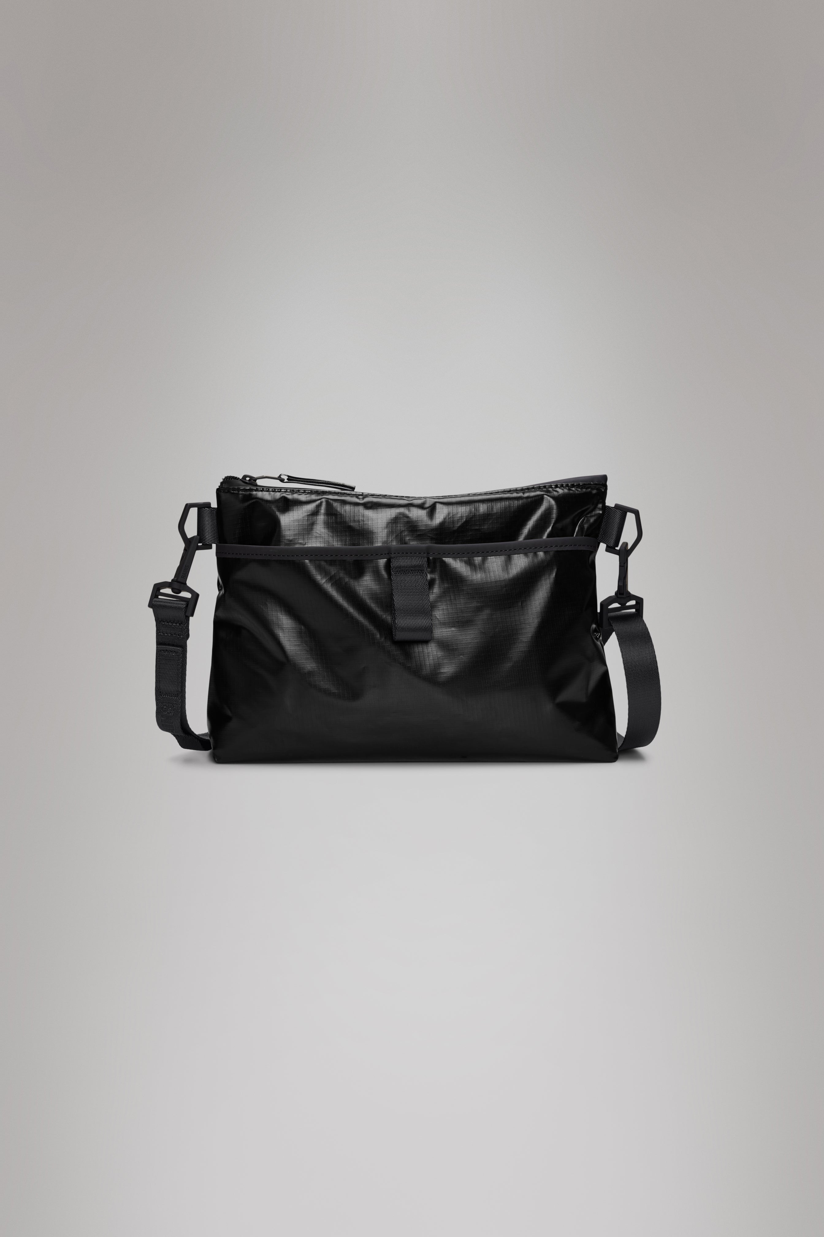 RAINS Sibu Musette Bag Black Crossbody